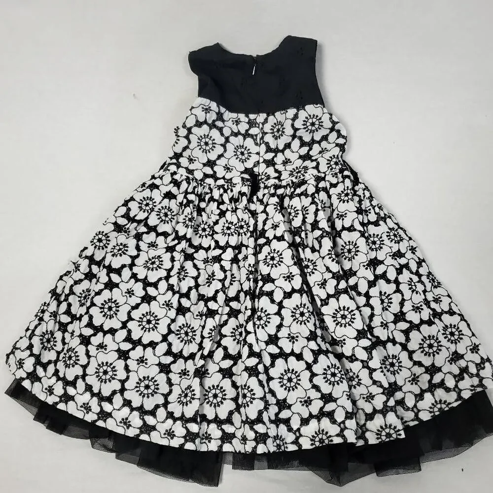 The Children's Place 24 months Girls Black/White Dress - Picture 2 of 6